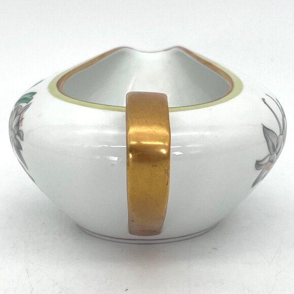 Noritake China Floral Gravy Boat Creamer Made In Japan Porcelain With Gold Trim - Picture 6 of 10